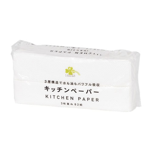 くらしリズム キッチンペーパー 3枚重ね82組 (246枚)