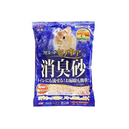 ジェックス ラビレット ヒノキア消臭砂 (6.5L) うさぎ 小動物用トイレ砂 GEX