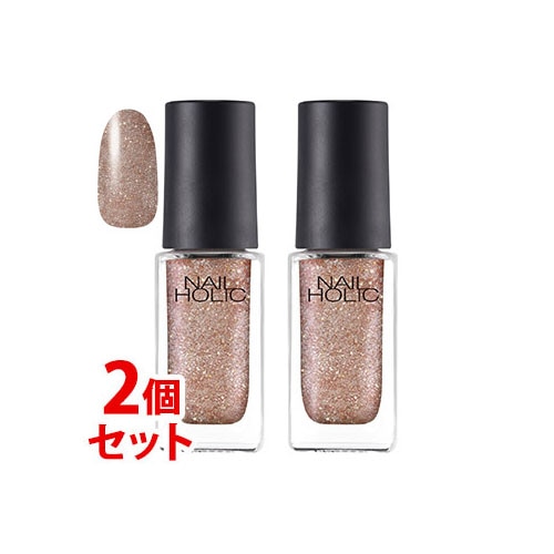 《セット販売》 コーセー ネイルホリック ジャングルグリッター PK332 (5mL)×2個セット ネイルカラー マニキュア NAILHOLIC