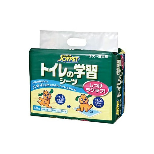 アースペット ジョイペット トイレの学習シーツ レギュラー (48枚) ペット用シーツ JOYPET