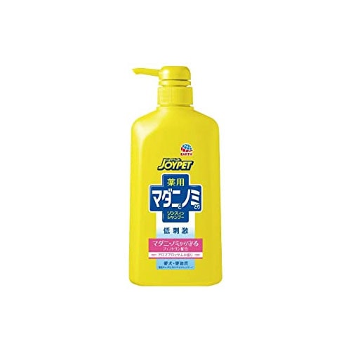 アースペット ジョイペット 薬用マダニとノミとりシャンプー アロマブロッサム ポンプ (600mL) ペット用シャンプー　【動物用医薬部外品】