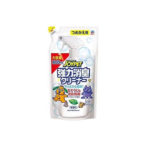 アースペット ジョイペット 強力消臭クリーナー つめかえ用 (800mL) 詰め替え用 ペット用消臭用品