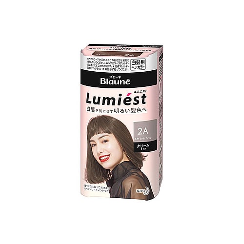 花王 ブローネ ルミエスト ヘアカラー 2A スタイリッシュアッシュ (1セット) クリームタイプ 白髪用ヘアカラー 白髪染め　【医薬部外品】