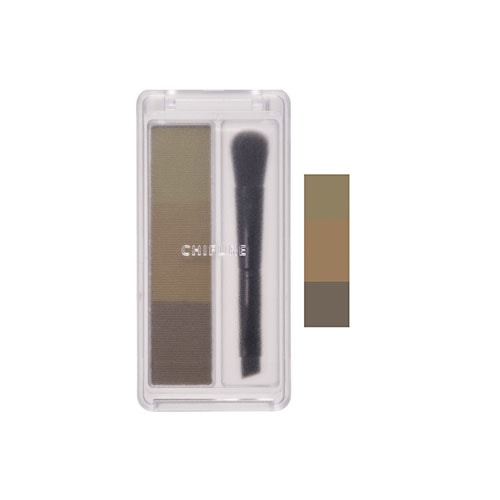 ちふれ化粧品 アイブロー パウダー GR30 グリーン系ブラウン (1個:3色入) CHIFURE