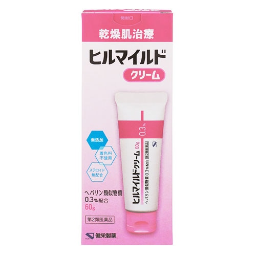 【第2類医薬品】健栄製薬 ヒルマイルドクリーム (60g) 乾燥肌治療薬