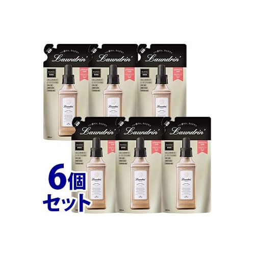 《セット販売》 ランドリン 柔軟剤 アロマティックウード つめかえ用 (480mL)×6個セット 詰め替え用