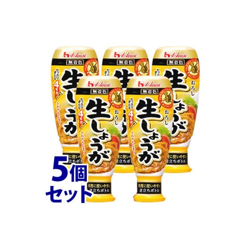 《セット販売》 ハウス食品 おろし生しょうが 大容量 (160g)×5個セット 薬味 ※軽減税率対象商品