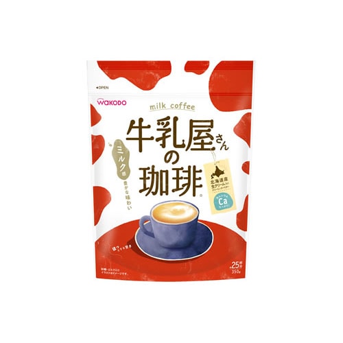 アサヒ 牛乳屋さんの珈琲 袋 約25杯分 (350g) インスタント コーヒー カフェオレ　※軽減税率対象商品