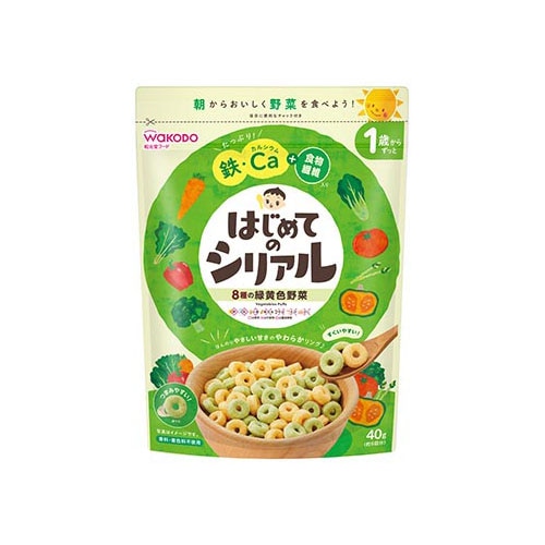 和光堂 はじめてのシリアル 8種の緑黄色野菜 (40g) 1歳から ベビーフード　※軽減税率対象商品