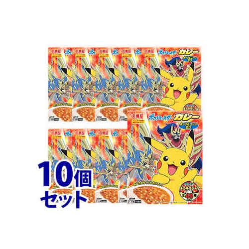 《セット販売》　丸美屋 ポケモンカレー ポーク＆コーン甘口 1人前 (160g)×10個セット レトルトカレー　※軽減税率対象商品