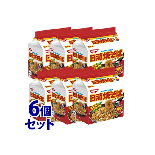 《セット販売》　日清食品 日清焼そば (5食パック)×6個セット 即席麺 やきそば　※軽減税率対象商品