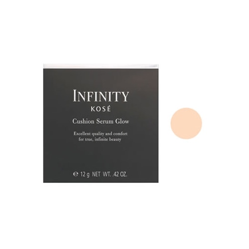 コーセー インフィニティ クッション セラム グロウ レフィル PO-205 ピンクオークル (12g) SPF40 PA+++ ファンデーション INFINITY