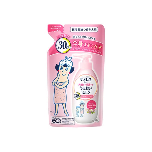 花王 ビオレu 角層まで浸透する うるおいミルク フローラルの香り つめかえ用 (250mL) 詰め替え用