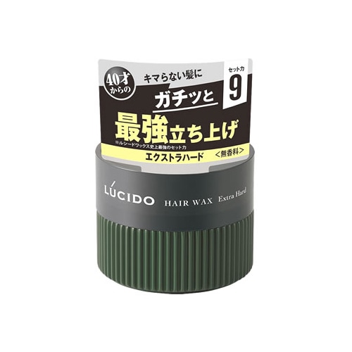 マンダム ルシード ヘアワックス エクストラハード (80g) 男性用 ヘアスタイリング剤