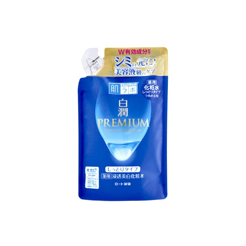 ロート製薬 肌ラボ 白潤プレミアム 薬用浸透美白化粧水 しっとり つめかえ用 (170mL) 詰め替え用 薬用美白化粧水 【医薬部外品】