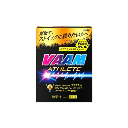 明治 VAAM ヴァーム アスリート顆粒 パイナップル風味 (4.7g×10袋)　※軽減税率対象商品