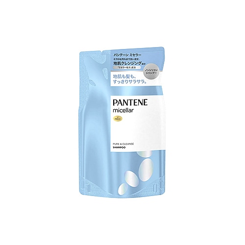 P&G パンテーン プロブイ ミセラー ピュア&クレンズ シャンプー つめかえ用 (350mL) 詰め替え用 ノンシリコンシャンプー 【P&G】
