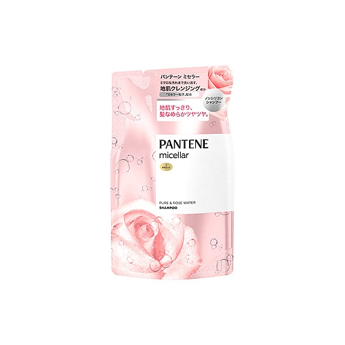 P&G パンテーン プロブイ ミセラー ピュア＆ローズウォーター シャンプー つめかえ用 (350mL) 詰め替え用 ノンシリコンシャンプー　【P＆G】