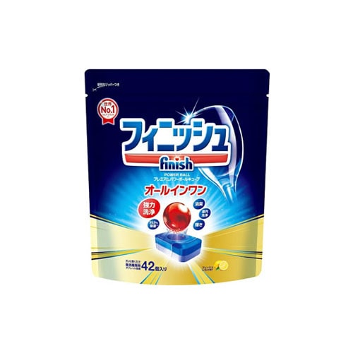 レキットベンキーザー フィニッシュ オールインワン プレミアム パワーボール キューブ M (42個) 食洗機専用洗剤