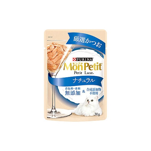 ネスレ ピュリナ モンプチ プチリュクス ナチュラル 厳選かつお (30g) ウェット キャットフード