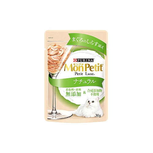 ネスレ ピュリナ モンプチ プチリュクス ナチュラル まぐろのしらす添え (30g) ウェット キャットフード