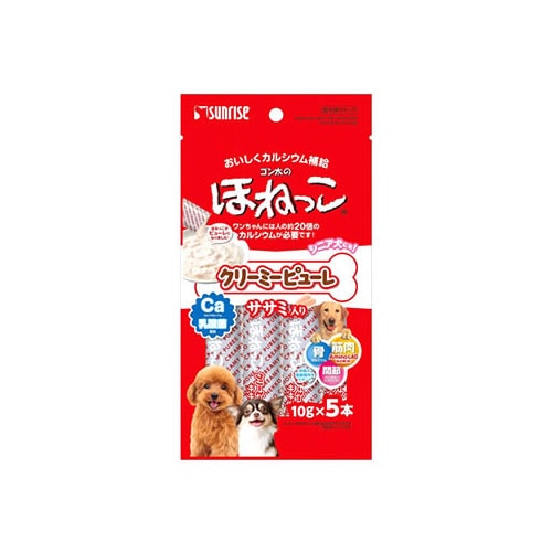 マルカン サンライズ ゴン太のほねっこ クリーミーピューレ ササミ入り (10g×5本) ドッグフード 犬用おやつ