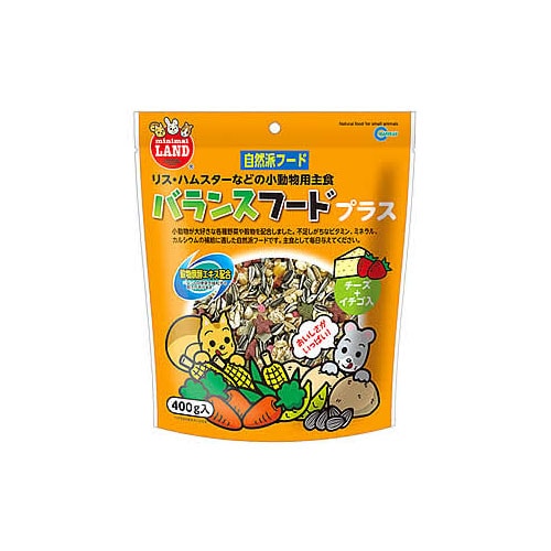 マルカン ミニマルランド バランスフード プラス (400g) 小動物用えさ リス ハムスター