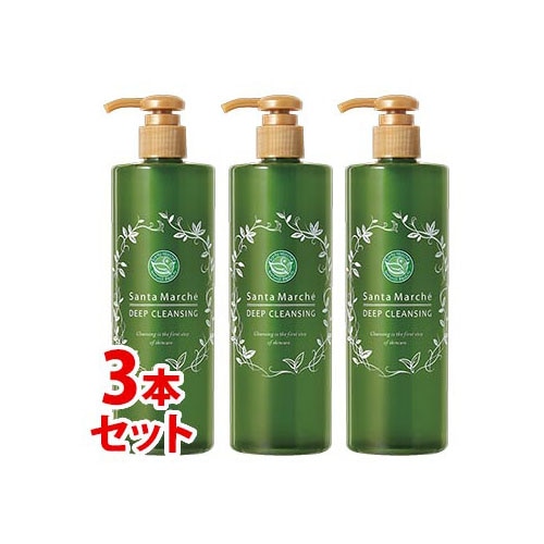 《セット販売》 クレア サンタマルシェ 薬用ディープクレンジング (400g)×3本セット クレンジングジェル 【医薬部外品】