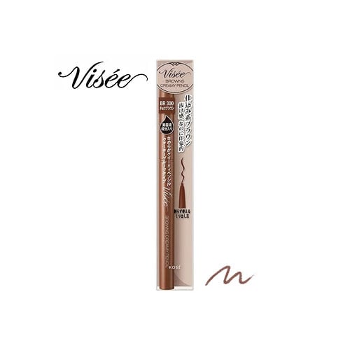 コーセー ヴィセ リシェ ブラウンズ クリーミィペンシル BR300 チョコブラウン (0.1g) アイライナー Visee
