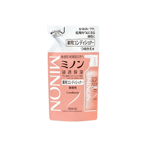 第一三共ヘルスケア ミノン 薬用 コンディショナー つめかえ用 (380mL) 詰め替え用　【医薬部外品】