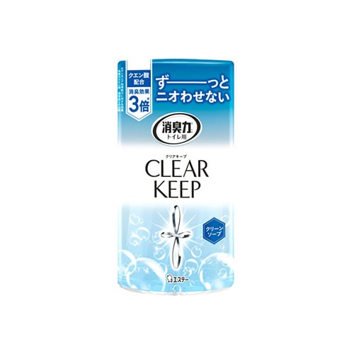 エステー 消臭力 トイレ用 クリアキープ クリーンソープ (400mL) CLEAR KEEP トイレ用 消臭芳香剤