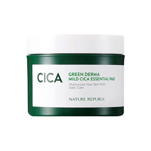 ネイチャーリパブリック グリーンダーマ CICA エッセンシャルパッド (90枚) 拭き取りパッド トナーパッド NATURE REPUBLIC