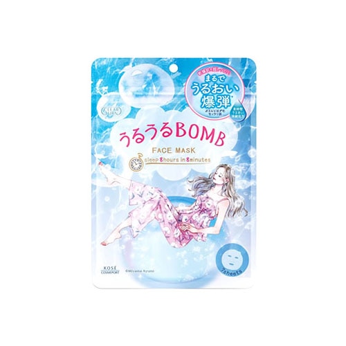 コーセー クリアターン うるうるBOMBマスク (7枚入) フェイスマスク シートマスク