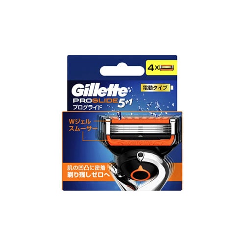 P&G ジレット プログライド パワー 替刃 (4個) 電動タイプ 髭剃り カミソリ替刃 【P&G】
