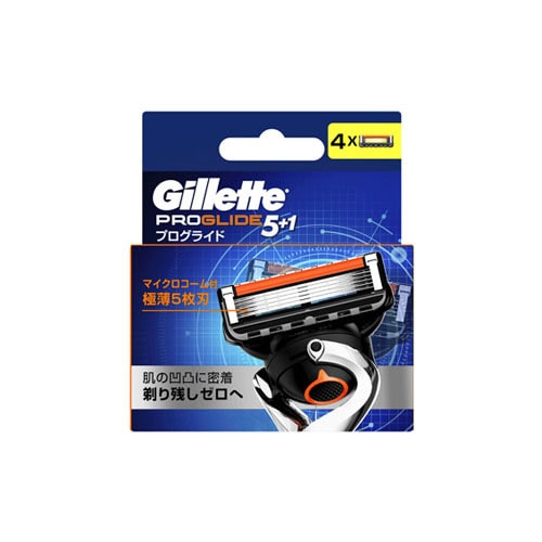 P&G ジレット プログライド マニュアル 替刃 (4個) 髭剃り カミソリ替刃 【P&G】