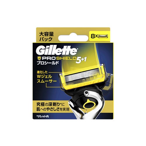 P&G ジレット プロシールド 替刃 (8個) 髭剃り カミソリ替刃 【P&G】