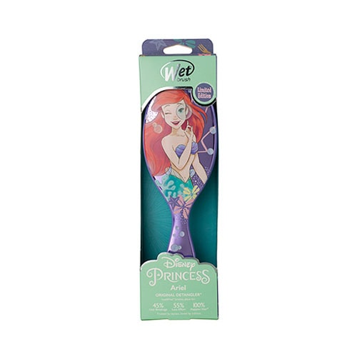 ウェットブラシ オリジナルディタングラー プリンセスWH アリエル パープル (1本) ヘアブラシ くし リトルマーメイド ディズニー disney