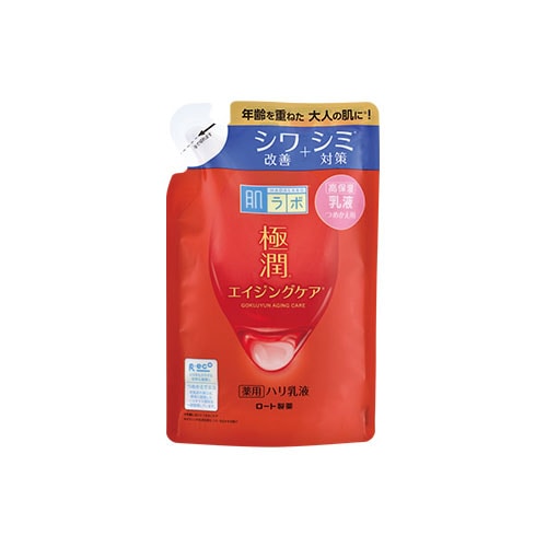 ロート製薬 肌ラボ 極潤 薬用ハリ乳液 つめかえ用 (140mL) 詰め替え用 保湿乳液 【医薬部外品】