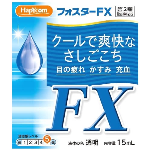 【第2類医薬品】ハピコム キョーリンリメディオ フォスターFX (15mL) 目薬 目の疲れ かすみ 充血　【セルフメディケーション税制対象商品】