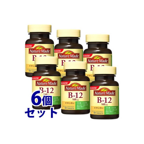 《セット販売》　大塚製薬 ネイチャーメイド ビタミンB12 40日分 (80粒)×6個セット　※軽減税率対象商品