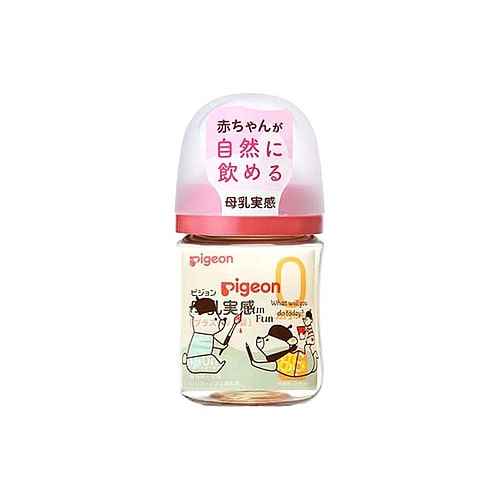 ピジョン 母乳実感 哺乳びん 耐熱ガラス 160mL Music 0ヵ月から (1個