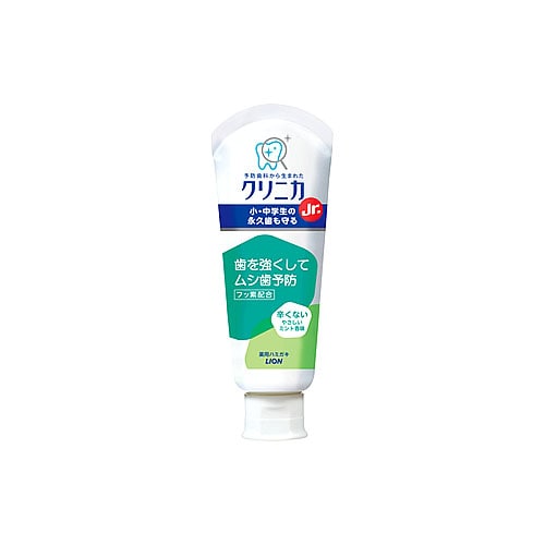 ライオン クリニカJr. ハミガキ やさしいミント (60g) 子供用 歯磨き粉 ハミガキ粉 【医薬部外品】