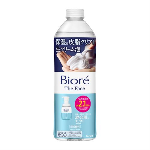 花王 ビオレ ザフェイス 泡洗顔料 モイスト つめかえ用 (340mL) 詰め替え用