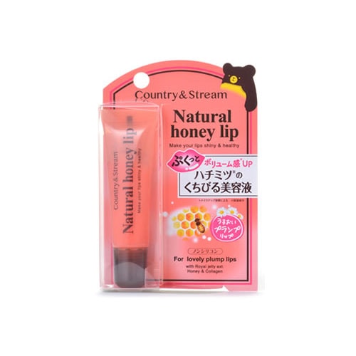 井田ラボラトリーズ カントリー&ストリーム ハニーフルリップ もも色ボリューム (10g) ハチミツ配合 リップクリーム 唇用美容液 ノンシリコン