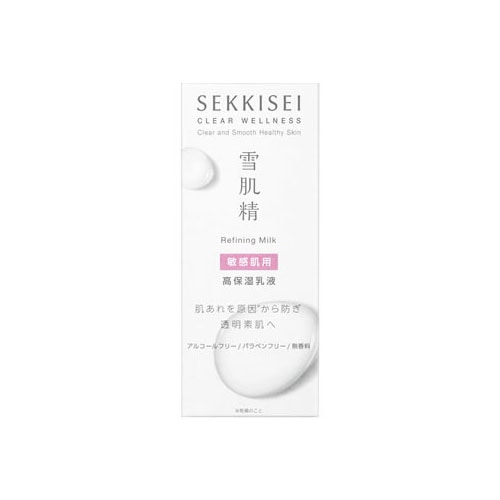 コーセー 雪肌精 クリアウェルネス リファイニング ミルク SS (140mL) 敏感肌用 乳液 SEKKISEI