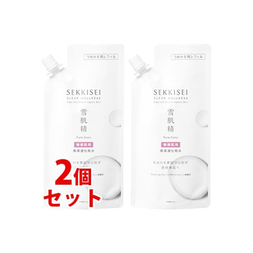 《セット販売》 コーセー 雪肌精 クリアウェルネス ピュア コンク SS つめかえ用 (170mL)×2個セット 詰め替え用 敏感肌用 化粧水 SEKKISEI