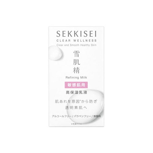 コーセー 雪肌精 クリアウェルネス リファイニング ミルク SS (90mL) 敏感肌用 乳液 SEKKISEI