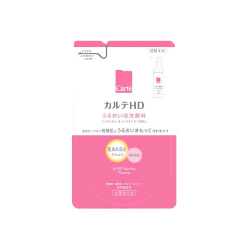コーセー カルテHD モイスチュア ウォッシングフォーム つめかえ用 (130mL) 詰め替え用 泡洗顔料 【医薬部外品】