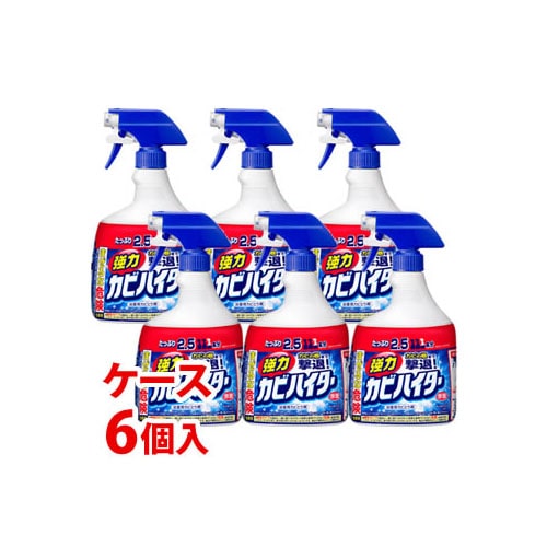 《ケース》　花王 強力カビハイター ハンディスプレー 特大 本体 (1000mL)×6個 除菌 浴室用 カビとり剤　(4901301369147)