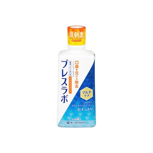 第一三共ヘルスケア ブレスラボ マウスウォッシュ マルチケア シトラスミント (450mL) 薬用洗口液 【医薬部外品】